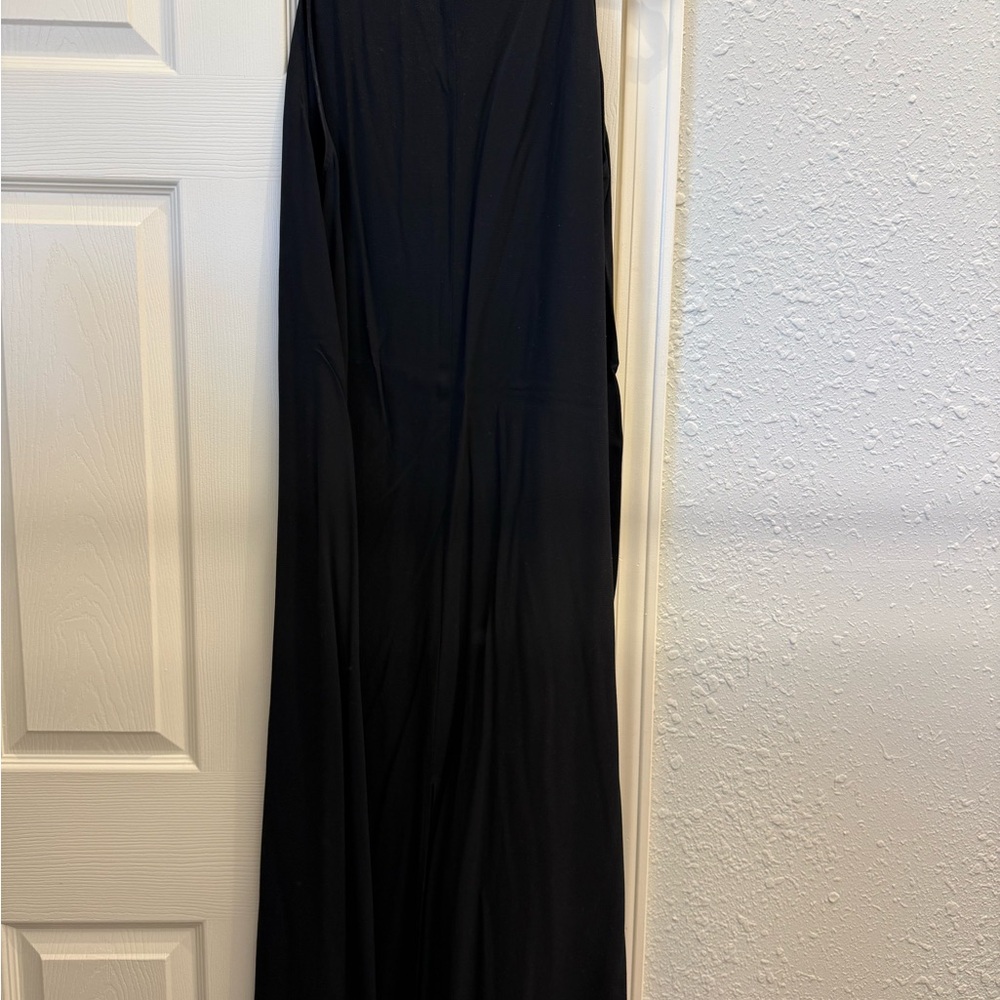 Eileen Fisher Classic Black Maxi Dress